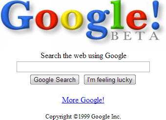 Google started training us to look for the box to type into in 1999
