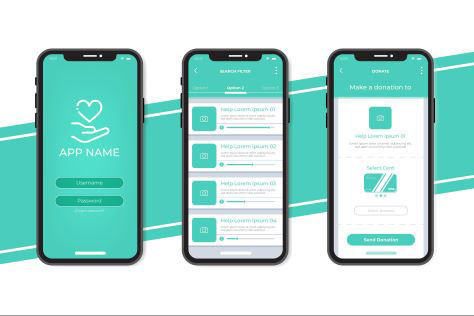 A mobile-app mockup