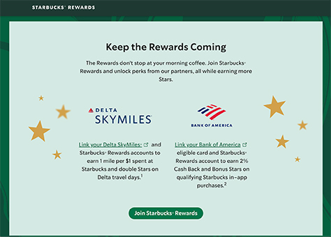 US Starbucks’ rewards program