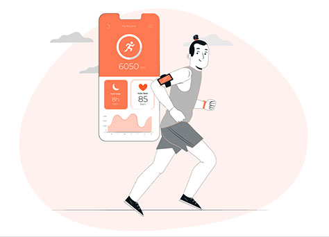 A fitness-tracking app