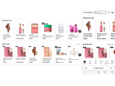 Sephora Web site