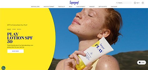 Supergoop Web site