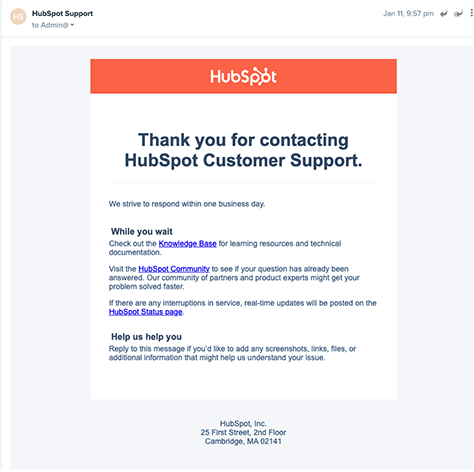 HubSpot Support