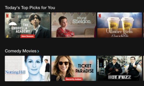 Recommendations on Netflix