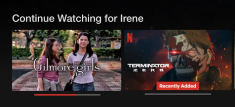 Cross-device viewing on Netflix